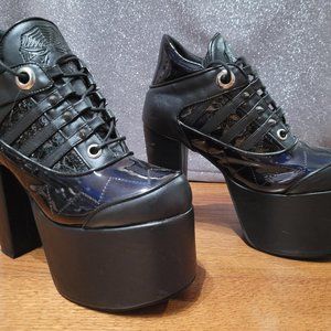 Demonia Black Spike Booties